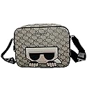 Karl Lagerfeld Paris Women's Handbags Crossbody,Almond/Taupe,1SZ