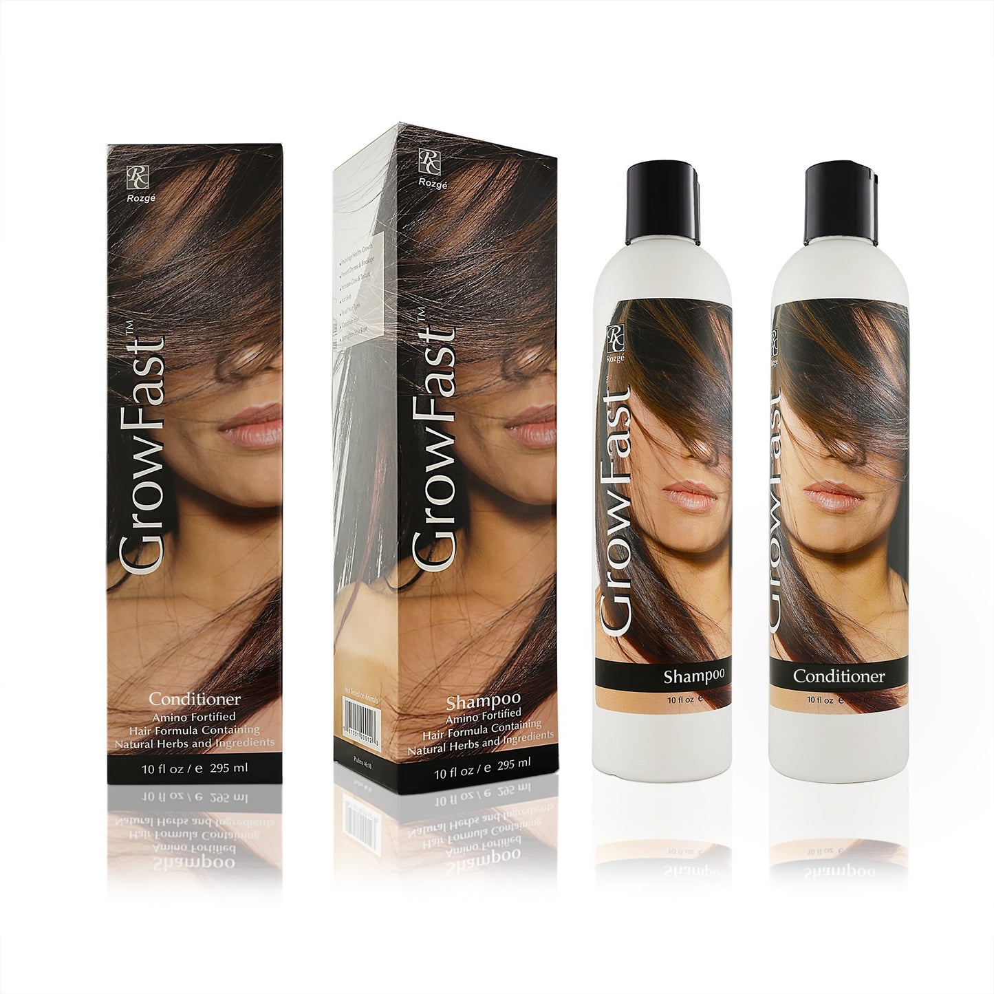 Rozge Hair Growth Shampoo and Conditioner for Men and Women, Unscented, 1 Count