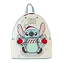 Loungefly Disney Stitch Holiday Snow Angel Glitter Mini Backpack