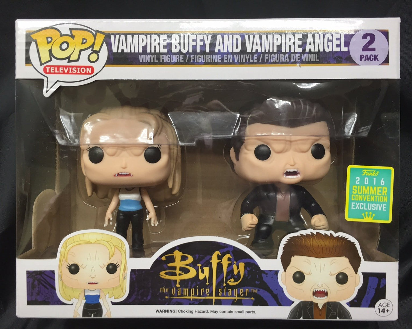 Funko Pop Vampire Buffy and Angel Summer Convention Exclusive 2016