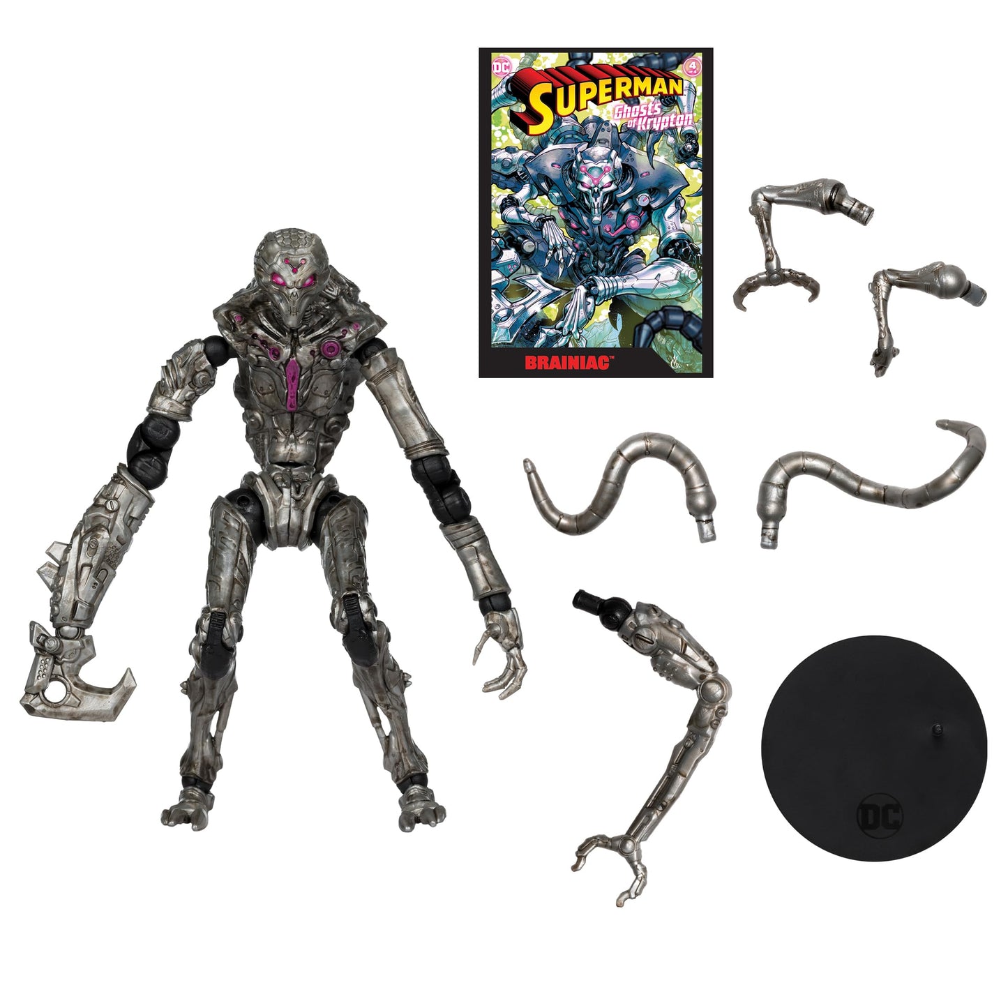 McFarlane Toys - DC Direct Page Punchers Brainiac 7in Action Figure with Superman Comic