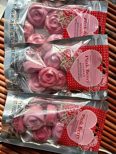 Aromatherapy Signature Pink Berry Bath Fizzers, Set of 7 (Pack of 1)