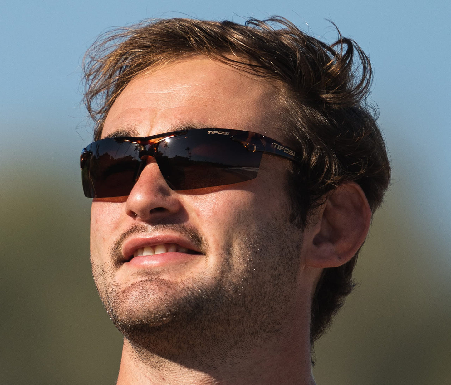 Tifosi Optics Track Sunglasses (Tortoise, Brown)