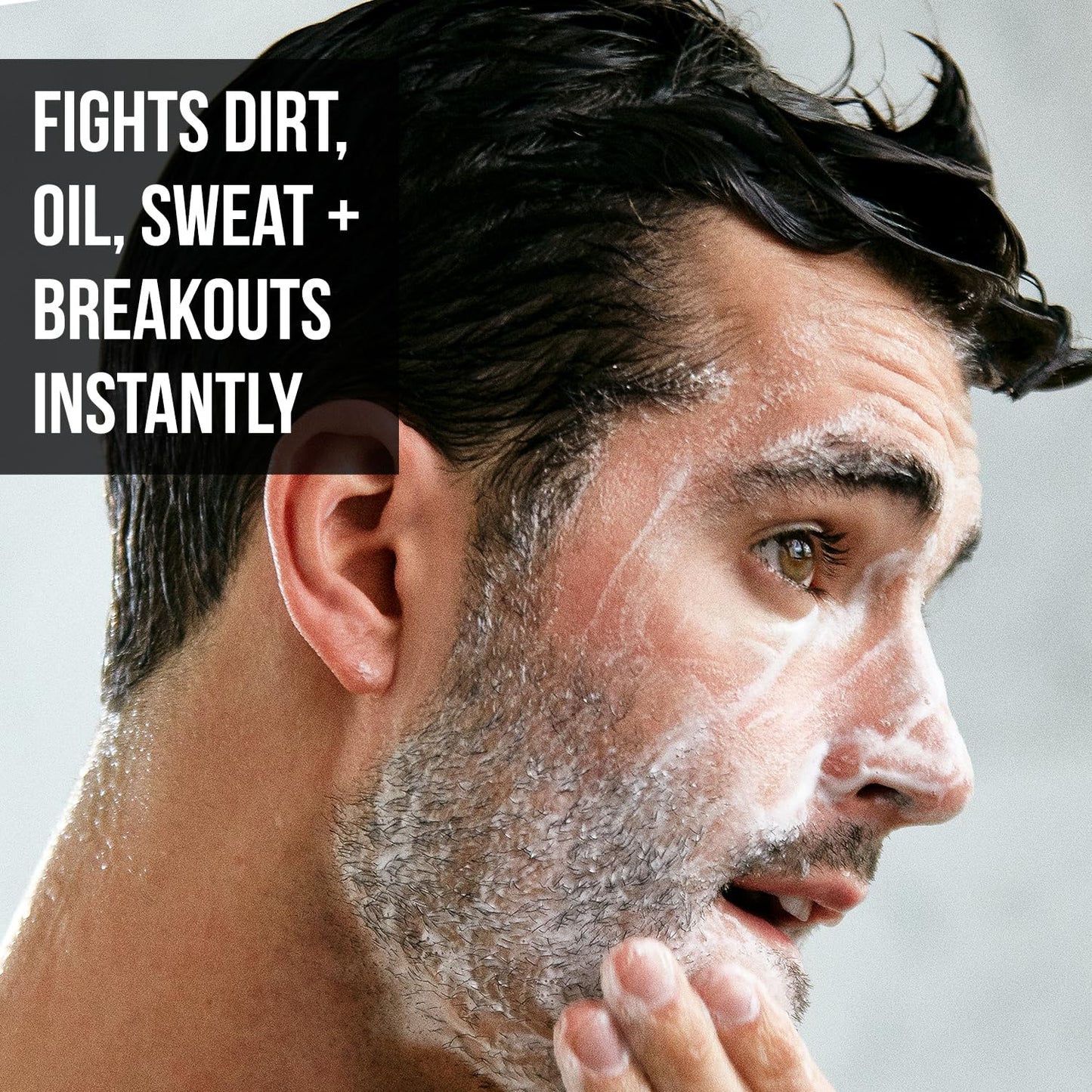 RUGGED & DAPPER - Daily Mens Face Wash + Scrub - 5 Month Supply - Deep Exfoliating Cleanser - Prevents Breakouts - Acne Face Wash Men's - USA Made