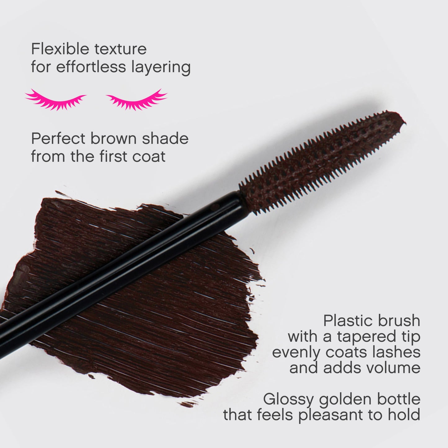 Vivienne Sabó Cabaret Premiere Brown Mascara, Volume and Length, Defining, Curling, No Flaking, No Clumping, Smudge Proof, Washable, Cruelty-Free Beauty and Personal Care Vivienne Sabó