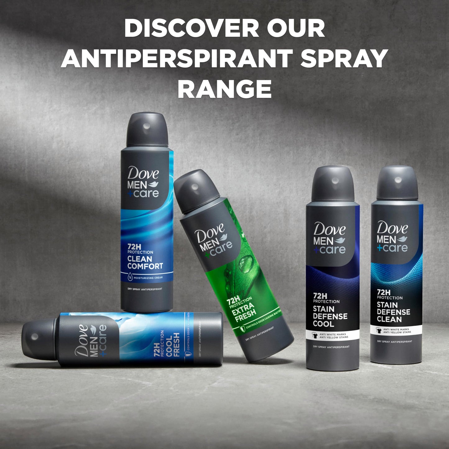 Dove Men+Care Antiperspirant Dry Spray 72H Protection Eucalyptus + Birch With a Plant-Based moisturizer 3.8 OZ