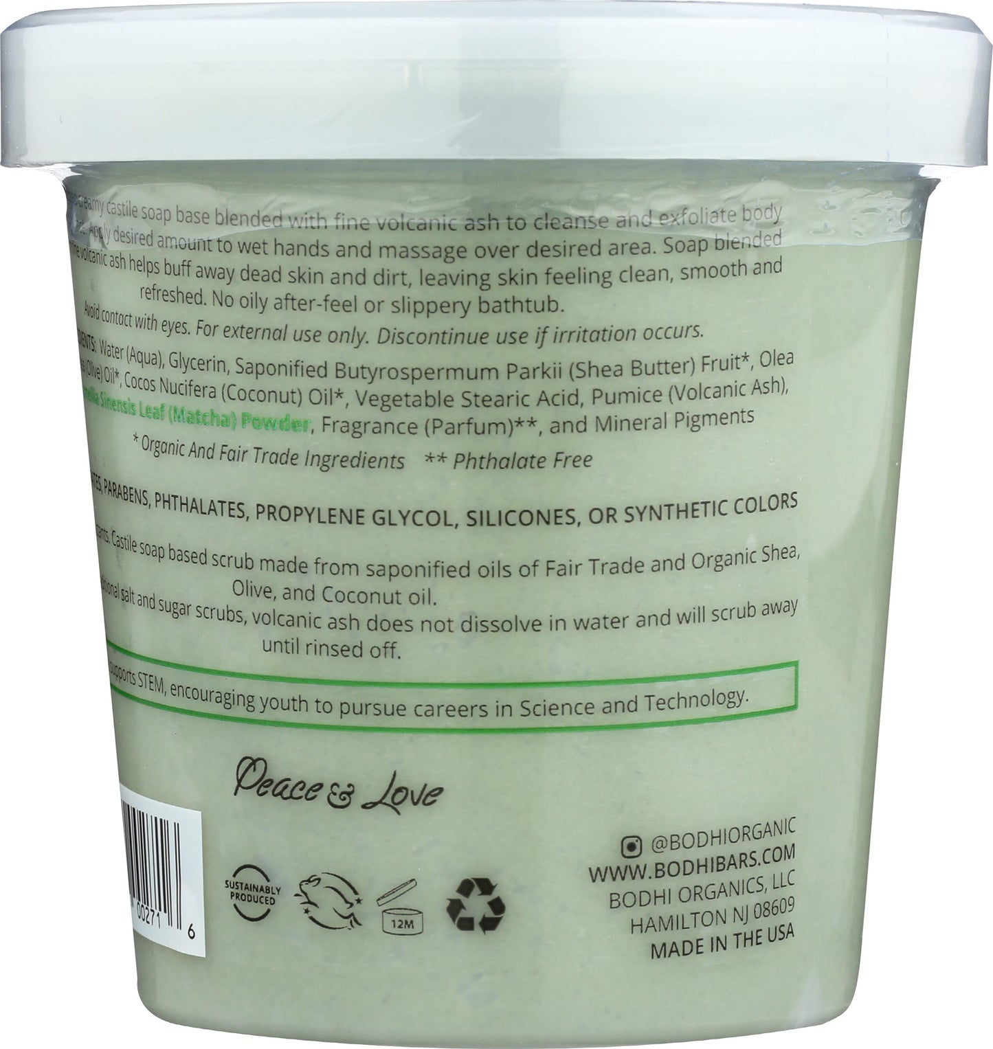 BODHI HANDMADE SOAP White Tea Ginger Whipped Soap, 14 OZ Beauty & Personal Care BODHI