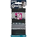Goody Ouchless No Metal Elastics, Black and White Mod, 30 Count (Pack of 3)
