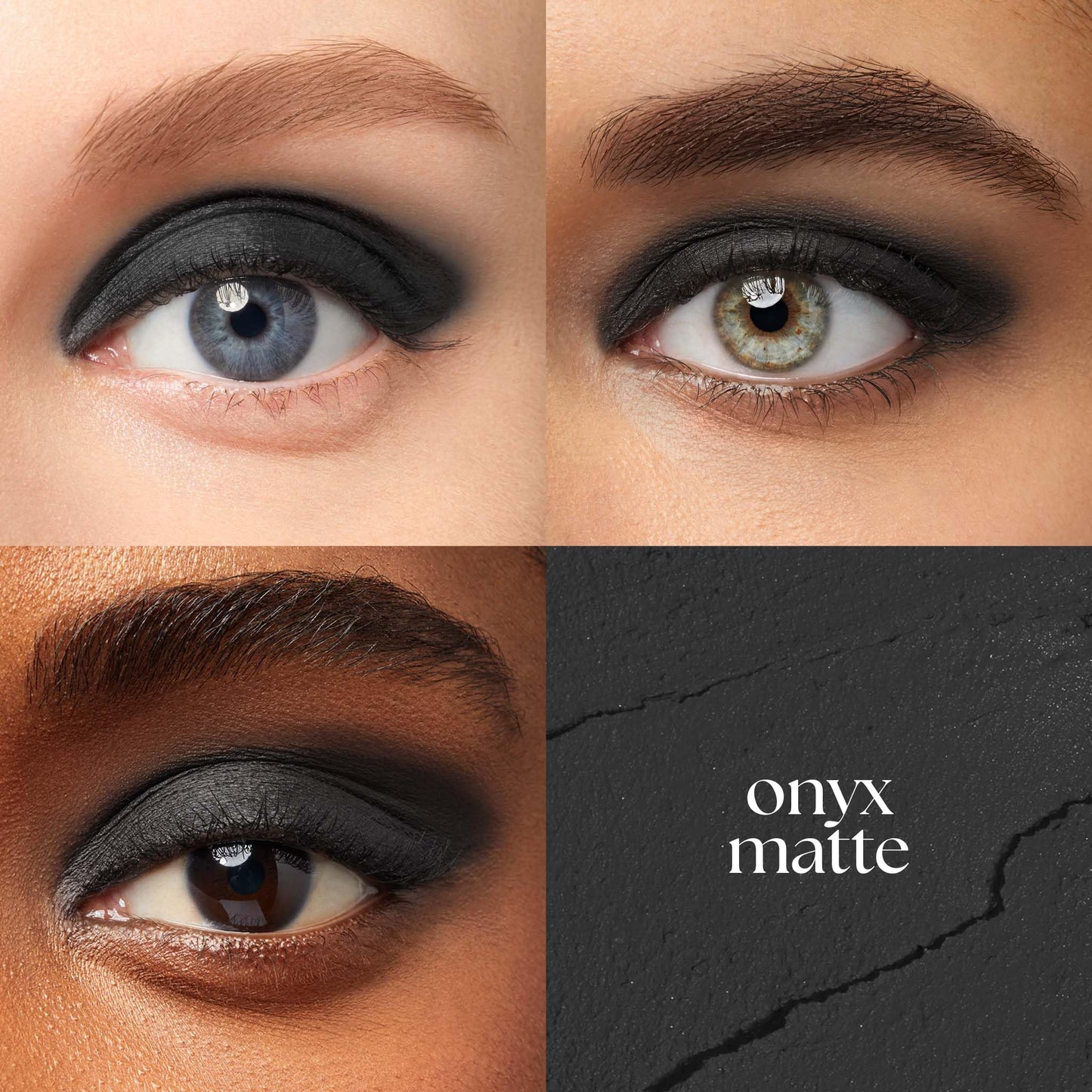 Julep Eyeshadow 101 Cream-to-Powder Waterproof Shadow Stick - Onyx Black Matte - Long-Lasting, Crease-Proof, Smooth Jet-Black Matte Cream Eyeshadow