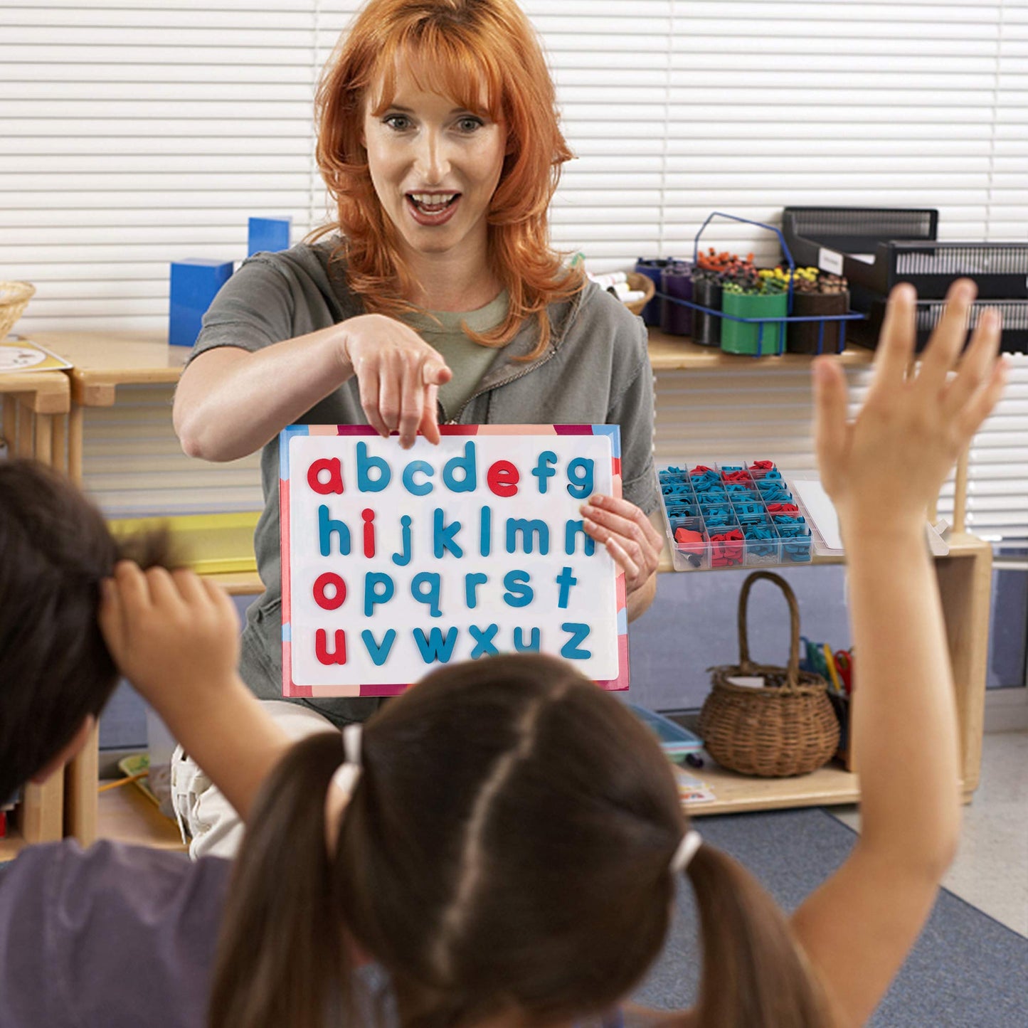 JoyNote Classroom Magnetic Letters Kit 234 Pcs with Double-Side Magnet Board - Foam Alphabet Letters for Kids Spelling and Learning