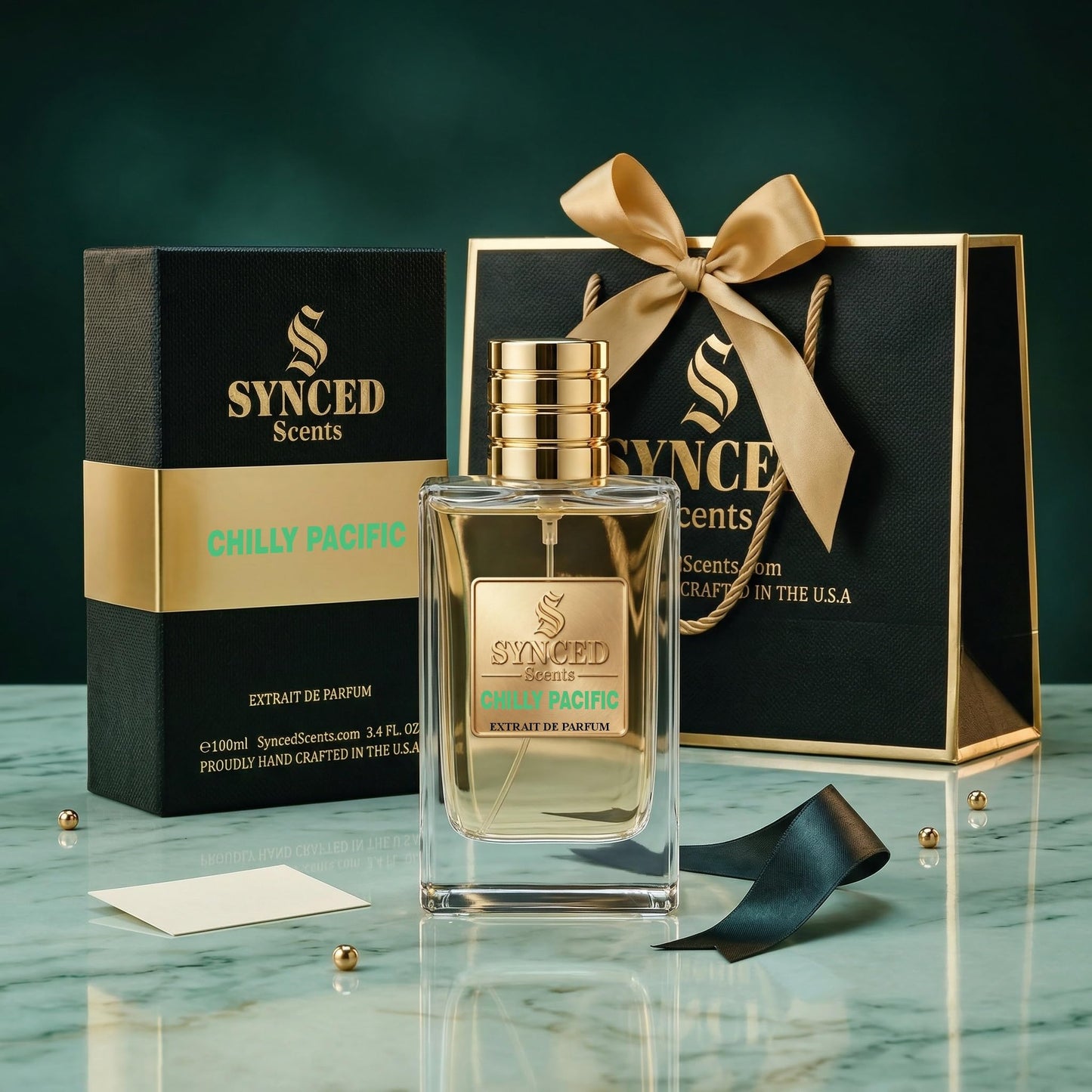 SYNCED Scents CHILLY PACIFIC Inspired by Pacific Chill Perfume for Men and Women - Long Lasting Fresh Citrus Fruity Fragrance - Intense Clean Vibrant Beauty & Personal Care SYNCED Scents