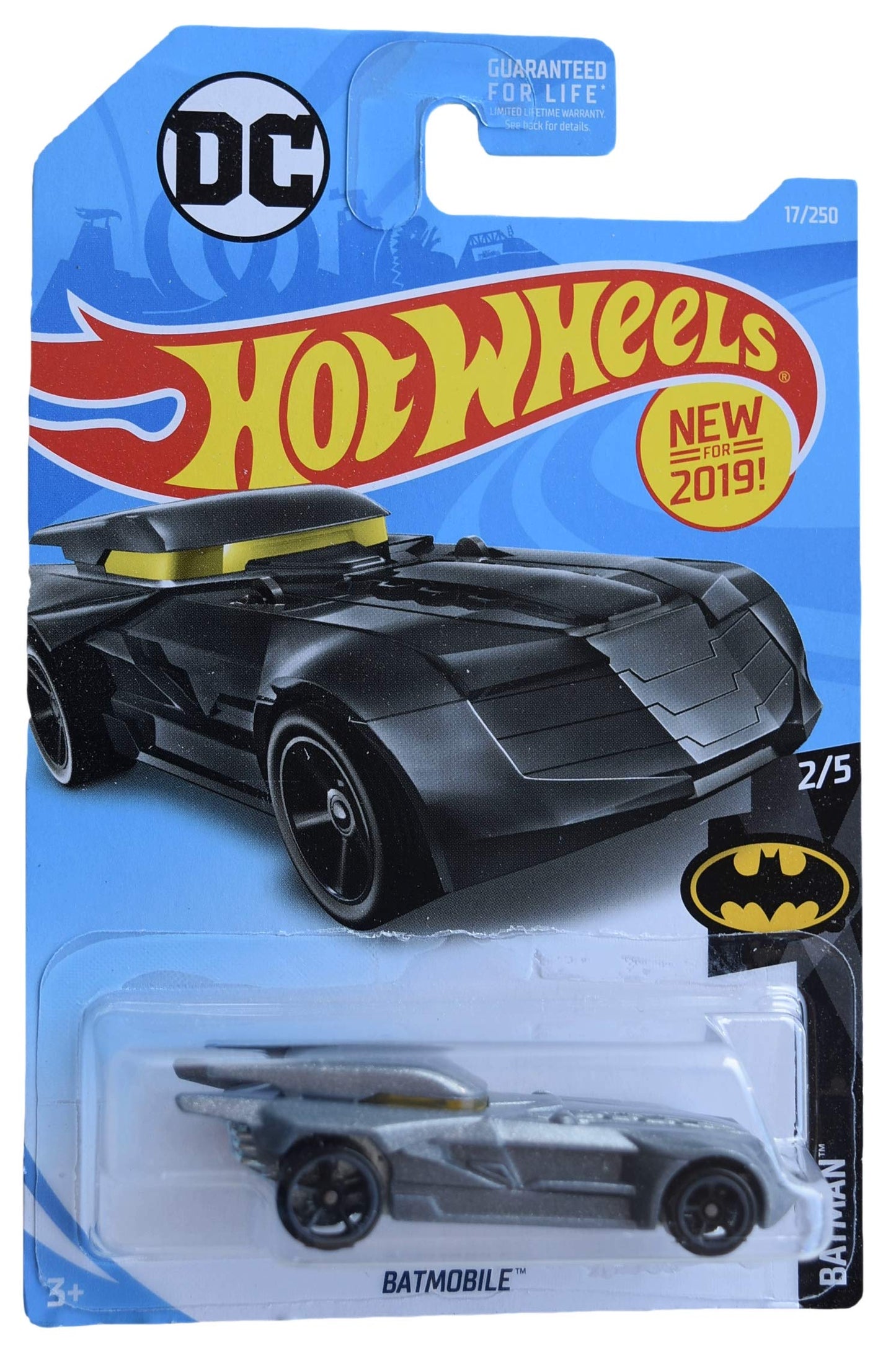 Hot Wheels Batmobile 17/250, Gray