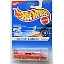 Hot Wheels 1996 First Editions #3 of 12 Models, red 1970 Dodge Charger Daytona 7 Spoke Wheels