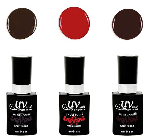 UV-Nails Arianrhod Set of 3 UV or LED gel polish Beauty & Personal Care UV-NAILS