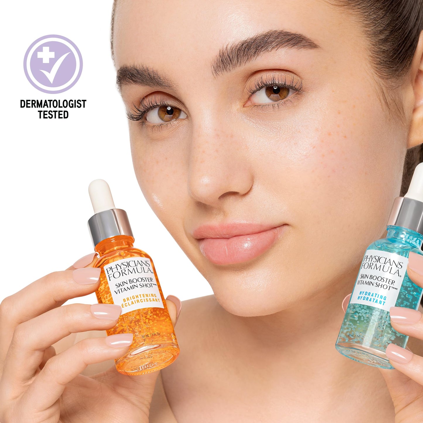 Physicians Formula Skin Booster Vitamin Shot, Brightening Serum with Vitamin C, Licorice & B3, Targets Dark Spots for Radiant Glow - Brighten