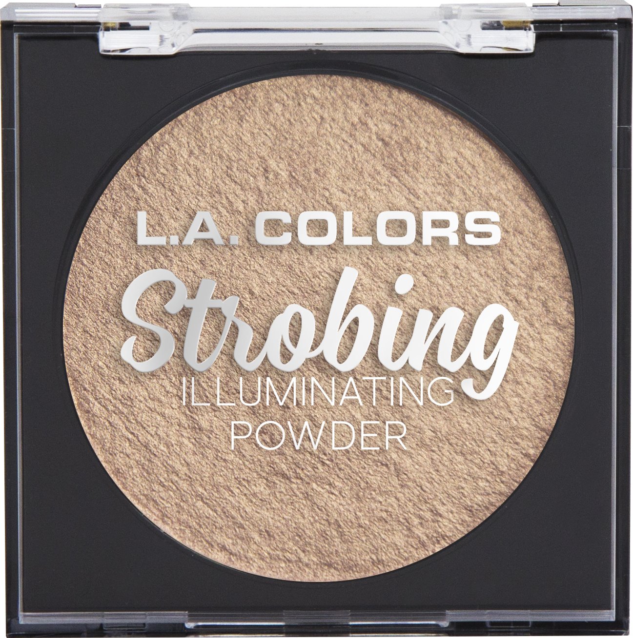 L.A. COLORS Strobing Illuminating Powder, Gold Halo CSP255