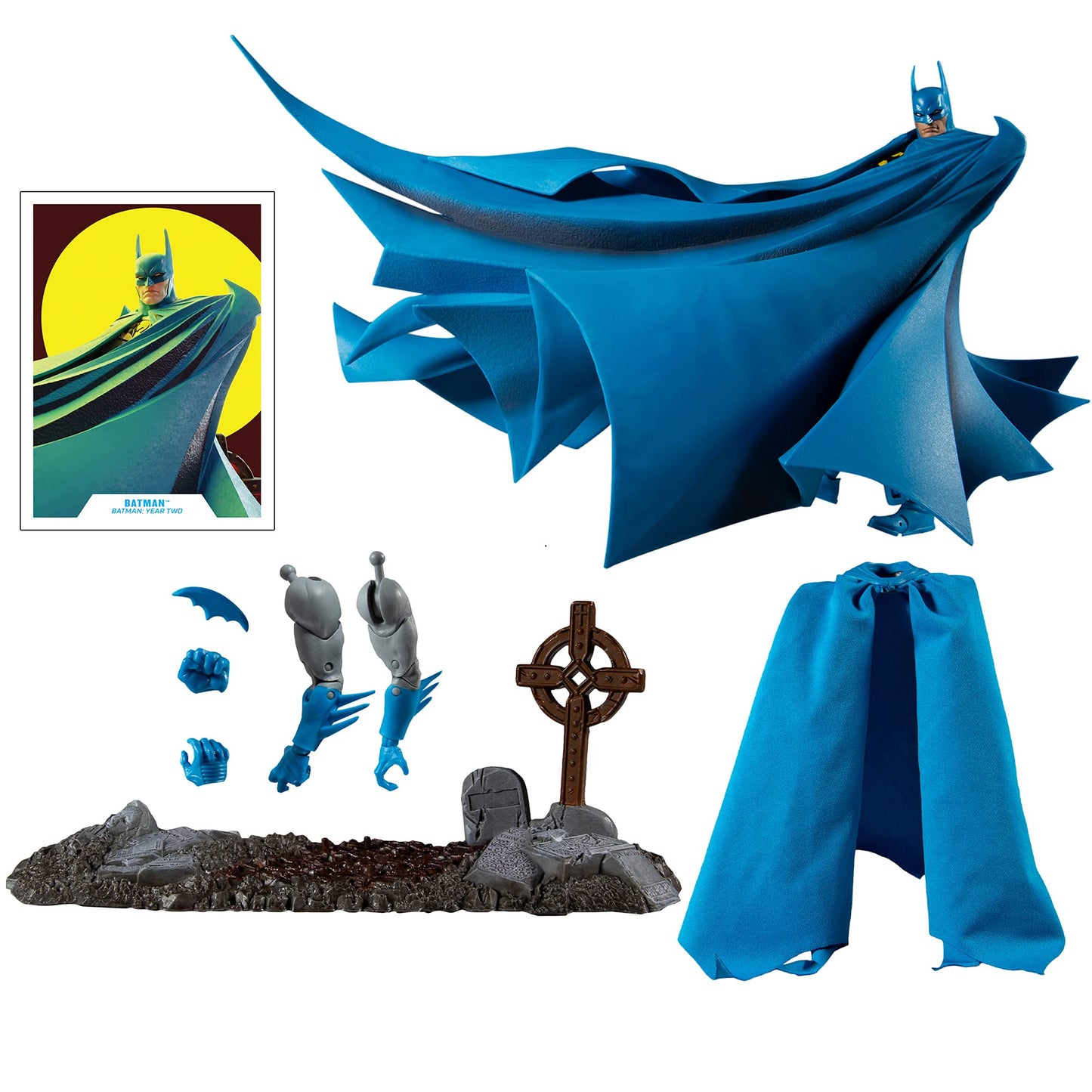 McFarlane TM15140 DC Multiverse-Batman Year Two (Gold Label) NYCC, Multicolour