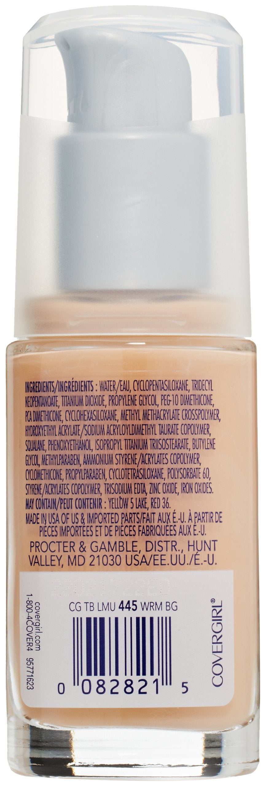 CoverGirl Trublend Liquid Make Up Warm Beige 445, 1.0-Ounce Bottle