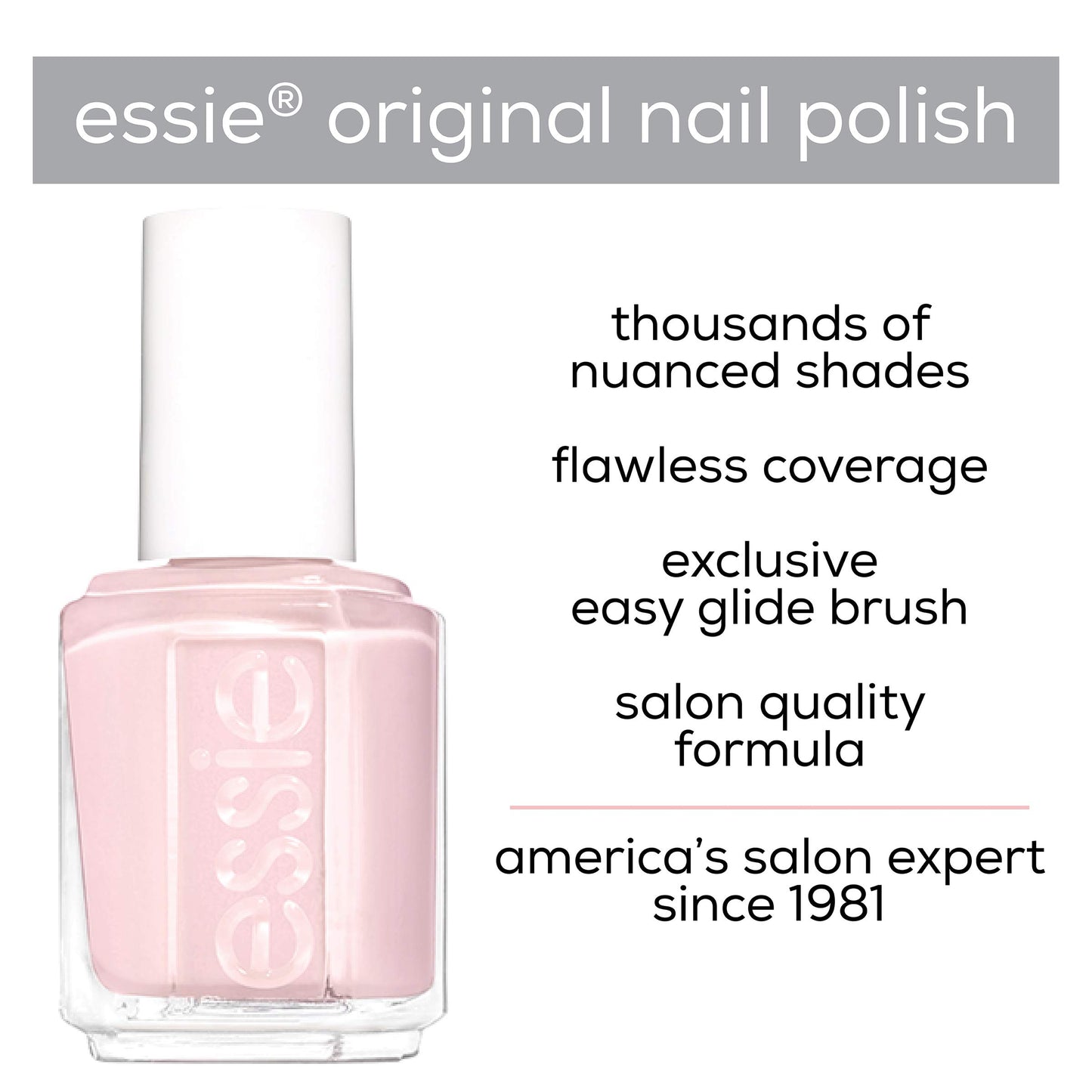 essie nail polish, spring 2020 collection, cream finish, can dew attitude, 0.46 fl ounce