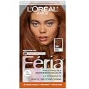 L'Oreal Paris Feria Multi-Faceted Shimmering Permanent Hair Color, High Intensity Hair Dye for 3X Highlights, 54 Spiced Copper, 1 Kit