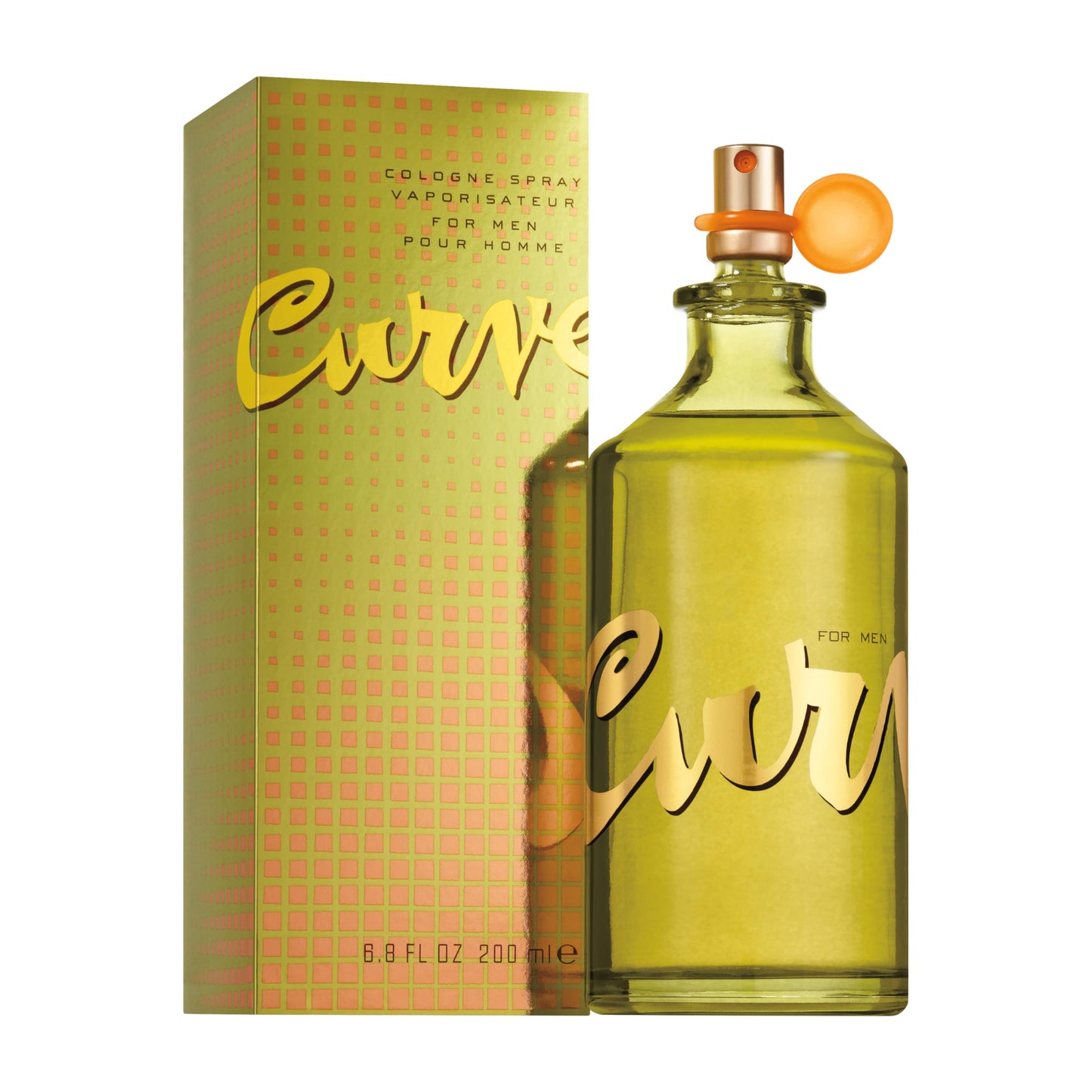 Curve Men's Cologne Fragrance Spray, Gift for Him, Spicy Woody Magnetic Scent for Day or Night, 6.8 fl oz
