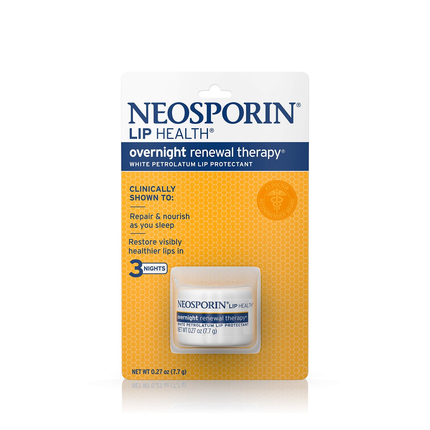 Neosporin Overnight Lip Health Renewal Therapy 0.27 Ounce Jar (8ml)