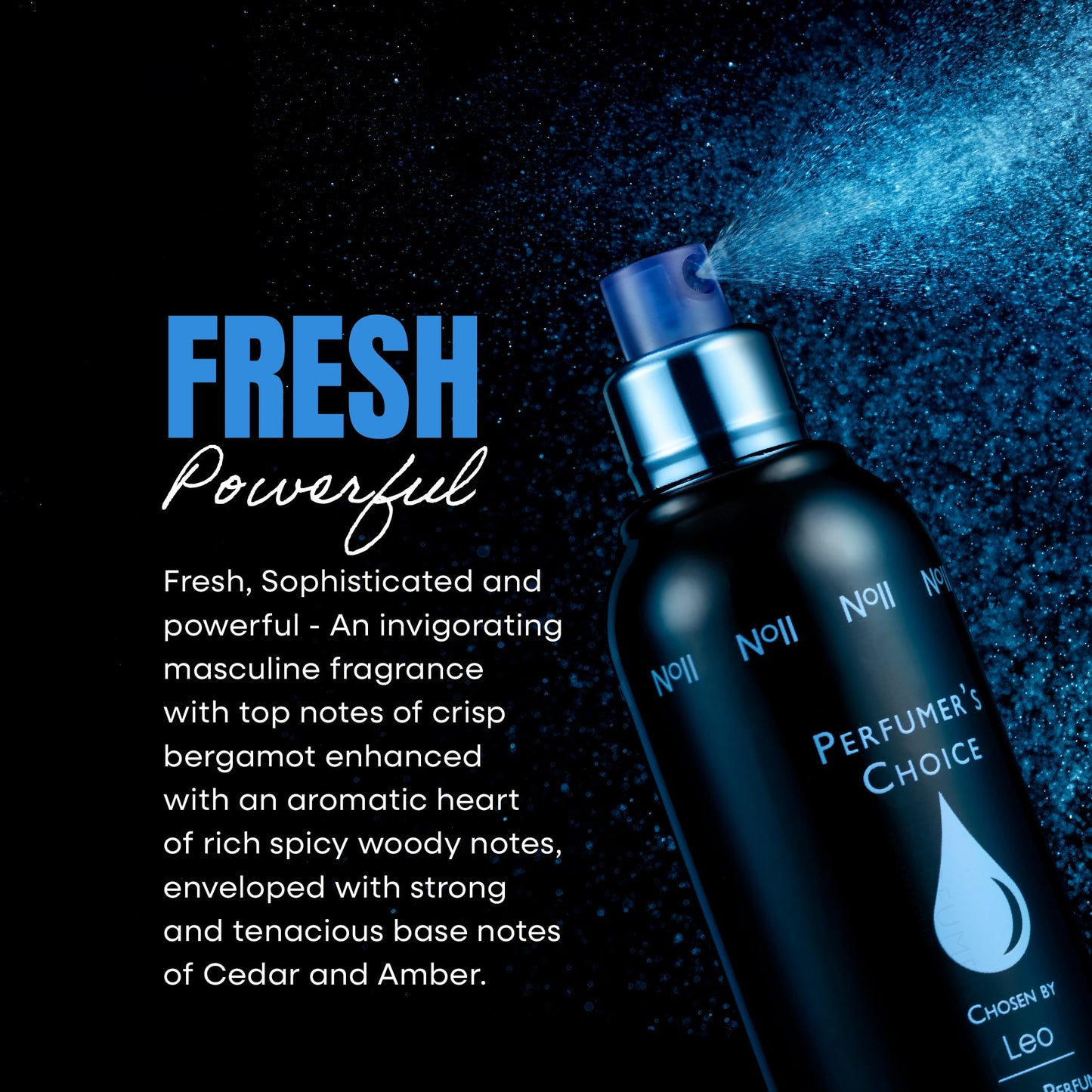 Perfumer's Choice No 11 by Leo Perfume for Men. 83ml Eau de Parfum, Luxury Fragrance - Mens Aftershave, Long Lasting Fragrance by Milton-Lloyd