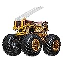 Hot Wheels, 1:64 Scale Bigfoot Trophy Surprise Toy Vehicles with Gold Accents (Cannot Choose Model)