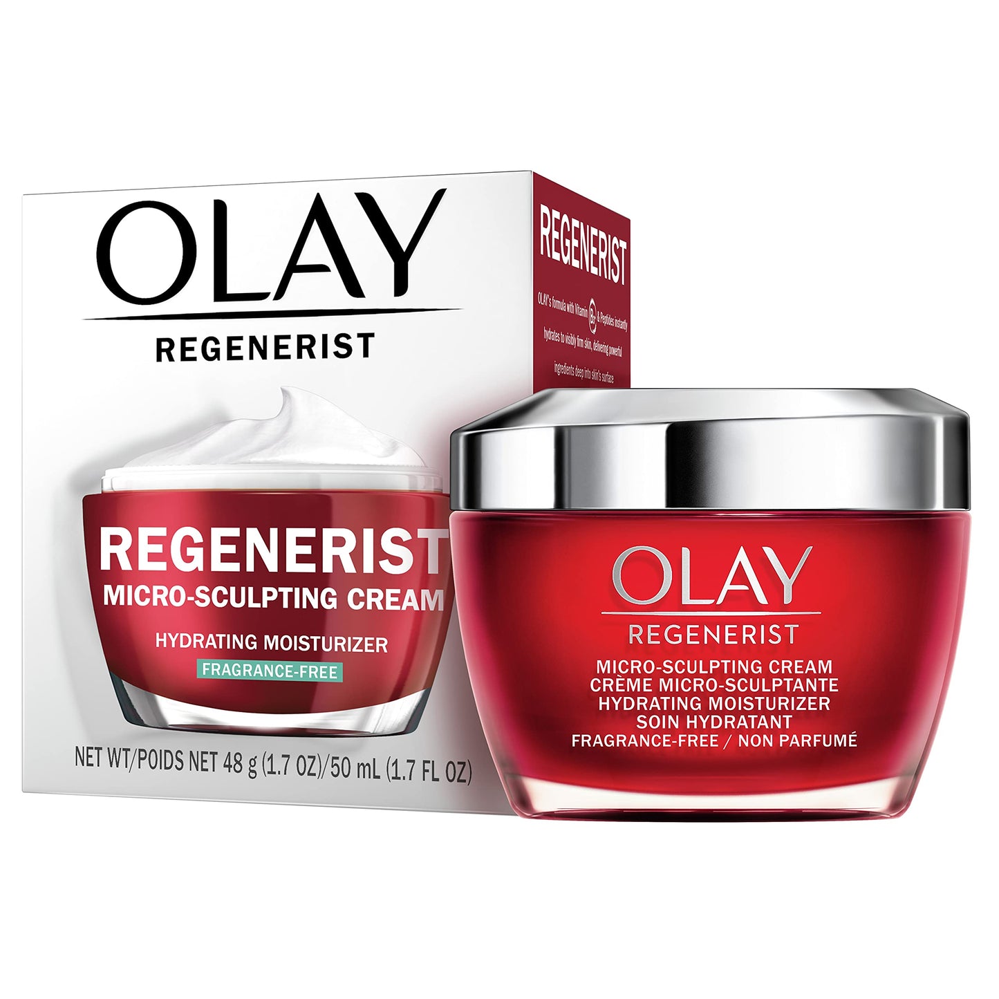 Olay Regenerist Micro-Sculpting Cream,Fragrance-free 1.7 Oz / 50 mL