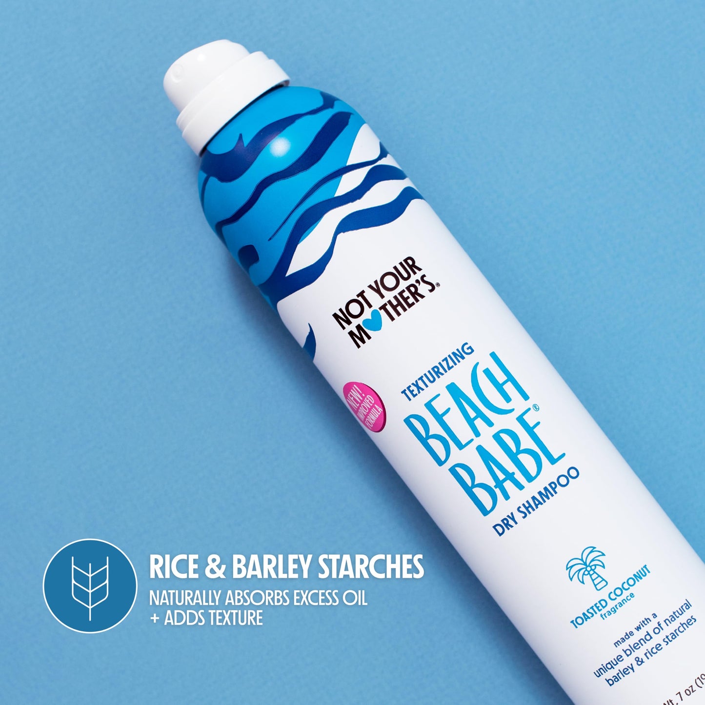 Not Your Mother's Value Pack Beach Babe Jumbo Dry Shampoo (2-Pack) - 12 oz Each - 70% More to Instantly Absorb Oil and Create Effortless Sea-Tossed Beauty and Personal Care Not Your Mother's