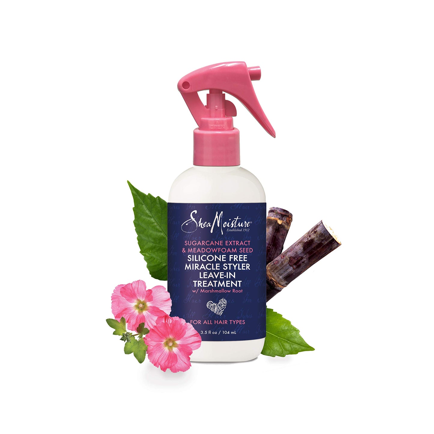 SheaMoisture Silicone Free Miracle Styler Leave-In Hair Treatment Trvl, 3.4 Fl Oz