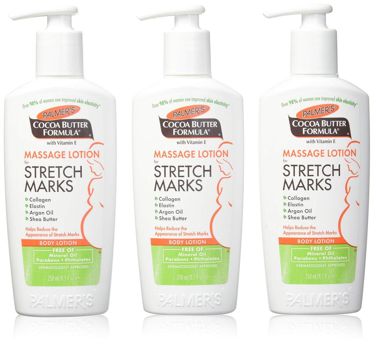 Palmer's Cocoa Butter Formula Massage Lotion for Stretch Marks, 8.5 Ounce, 3 Pack