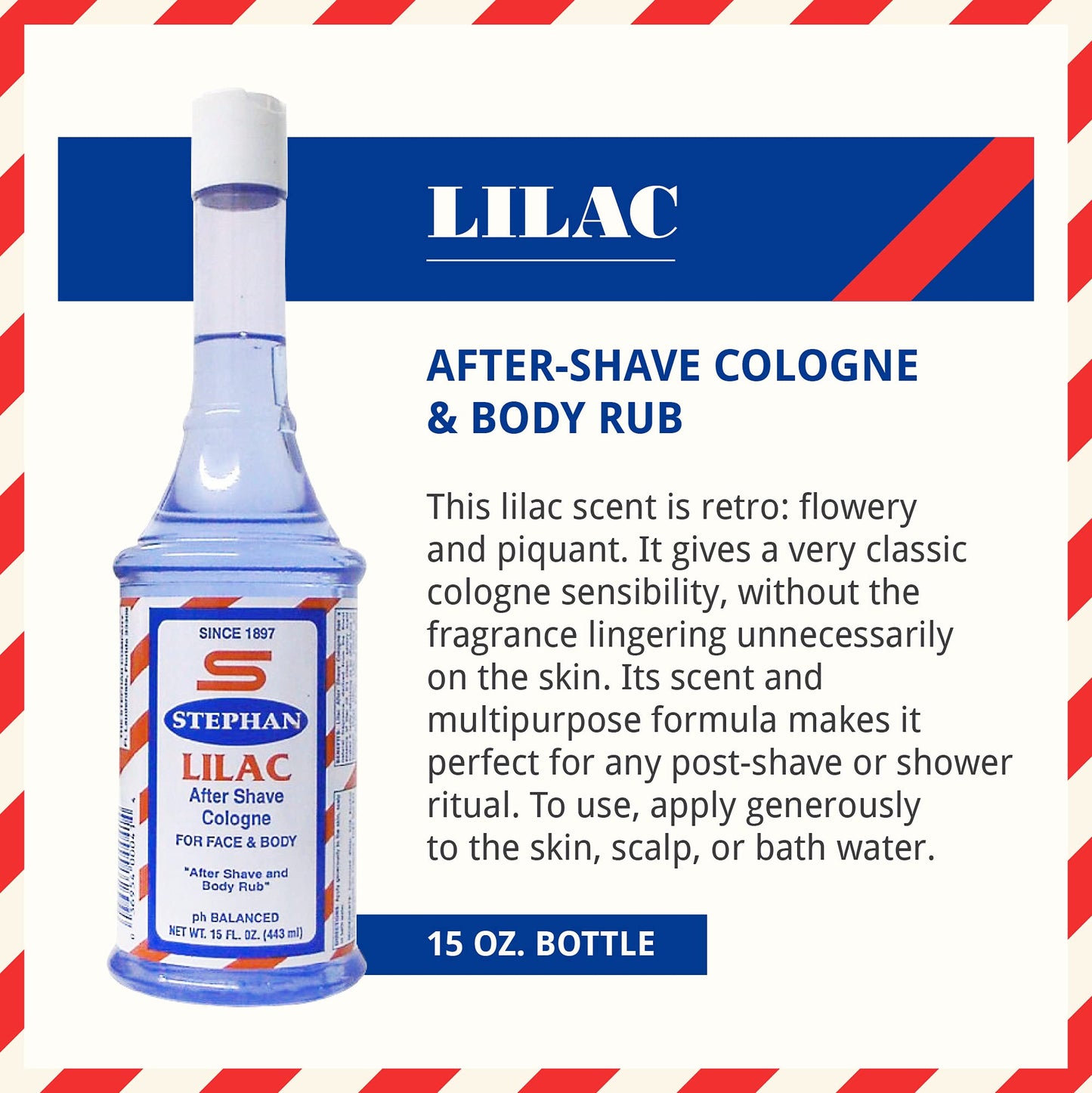 STEPHAN® Lilac After Shave (15oz) Beauty and Personal Care STEPHAN