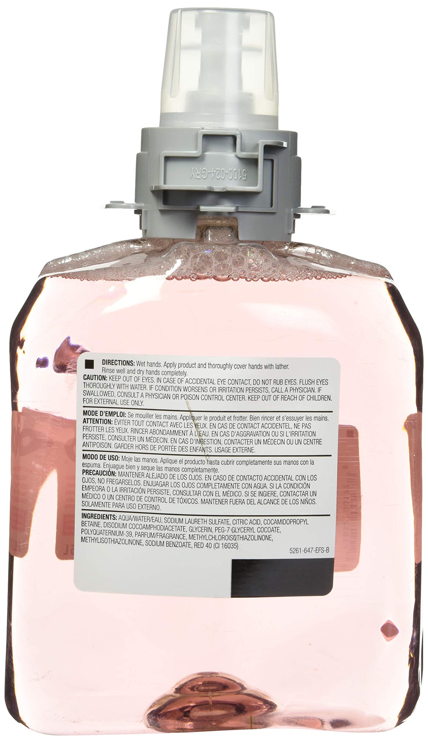 Gojo 516103CT FMX-12 Luxury Foam Hand Wash, Cranberry, 1250mL Refill, 3/Carton