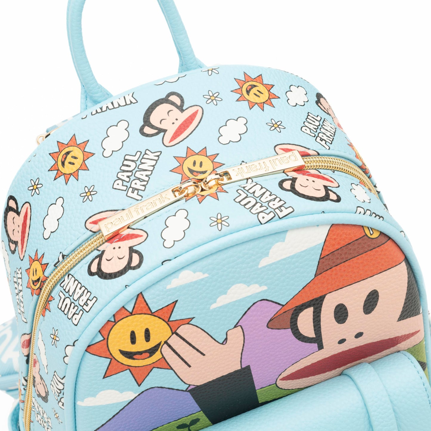 Wondapop - Paul Frank 11"" Vegan Leather Fashion Mini Backpack, Blue
