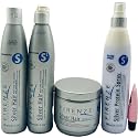 Firenze Professional Silver Hair Shampoo 10.1 oz, Conditioner10.1 oz, Mask Treatment 13.5 oz + SIlver Hair Protein Spray 10.1 fl oz Free Lip Gloss