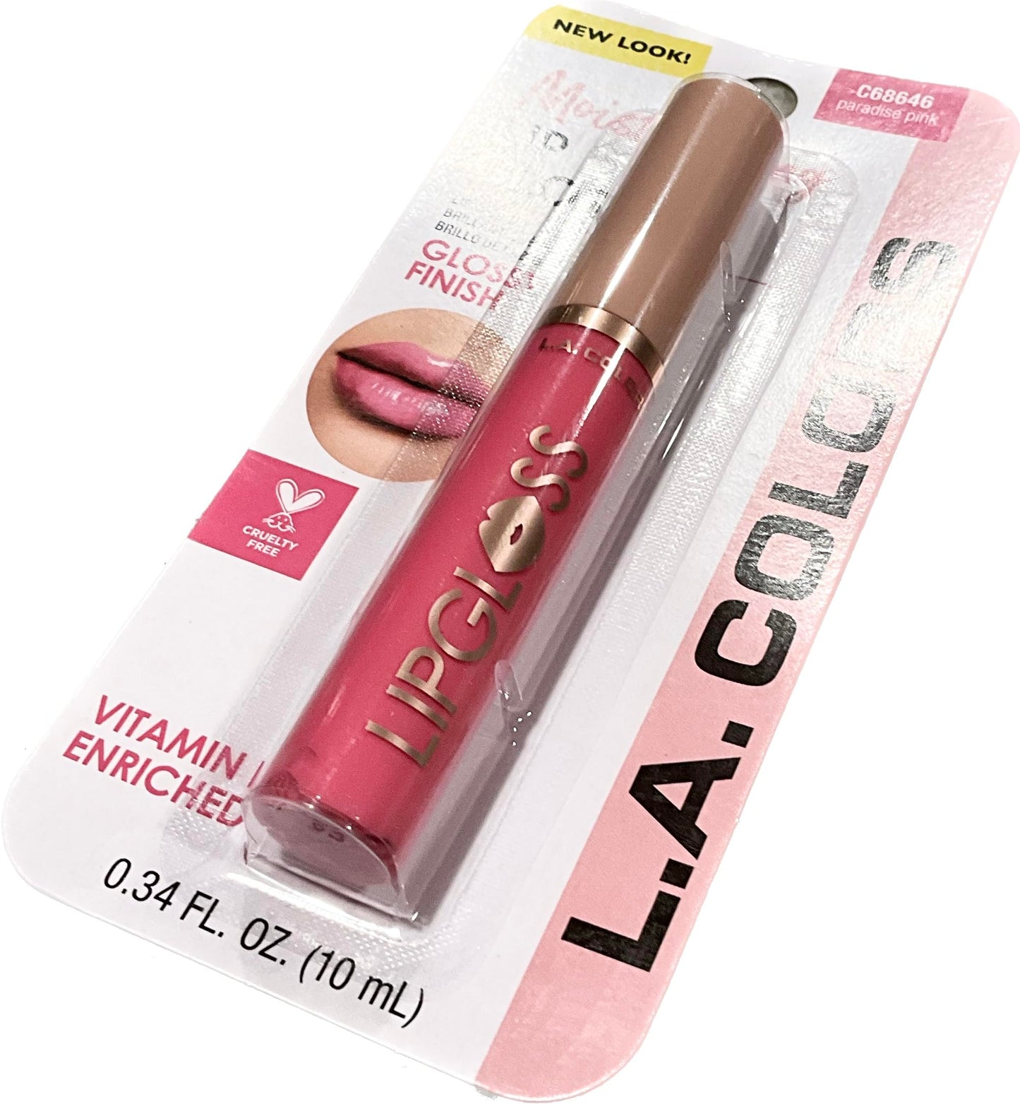 L.A. COLORS Lip Gloss C68646 Paradise Pink