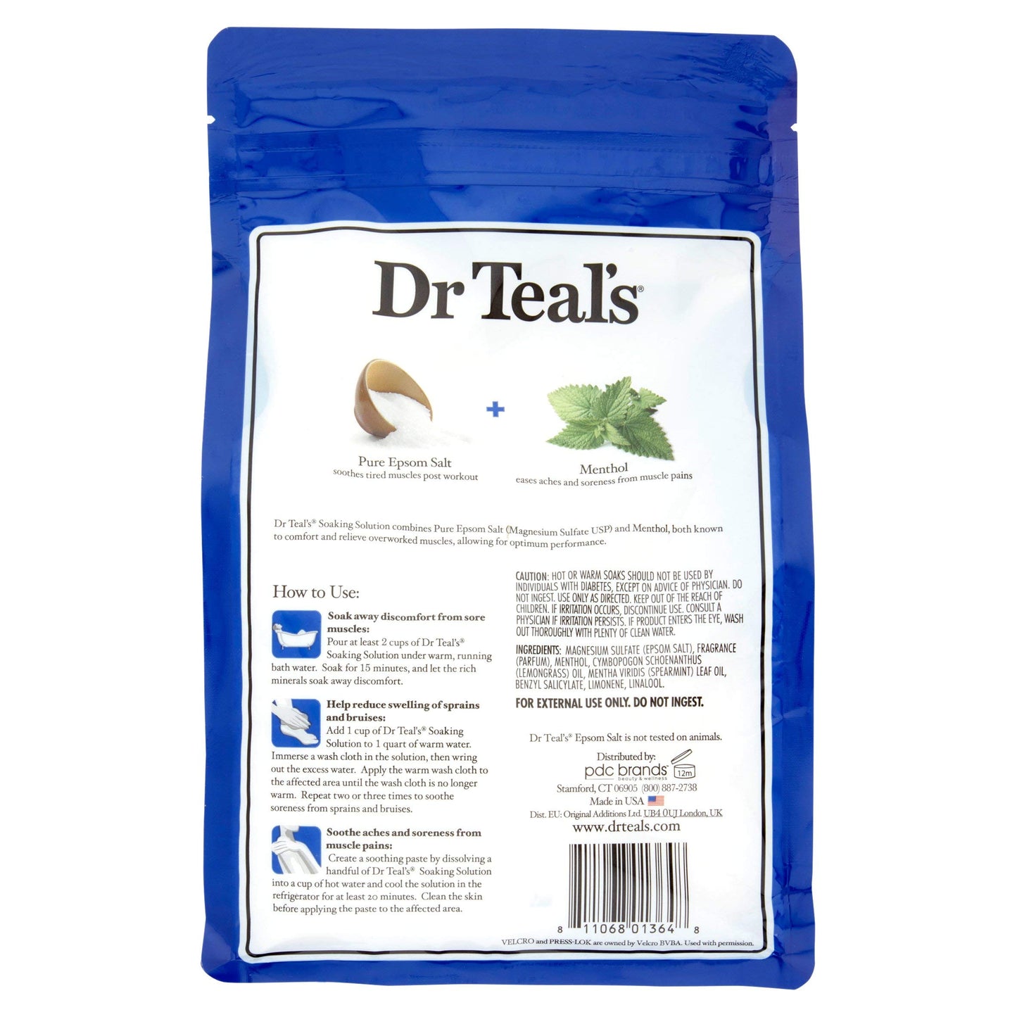 Dr. Teal's Pure Epsom Salt Recovery Soaking Solution Gift Set (2 Pack, 3lbs ea.) - Soothe & Sleep Lavender, Pre & Post Workout with Magnesium Sulfate Beauty and Personal Care Dr Teal's