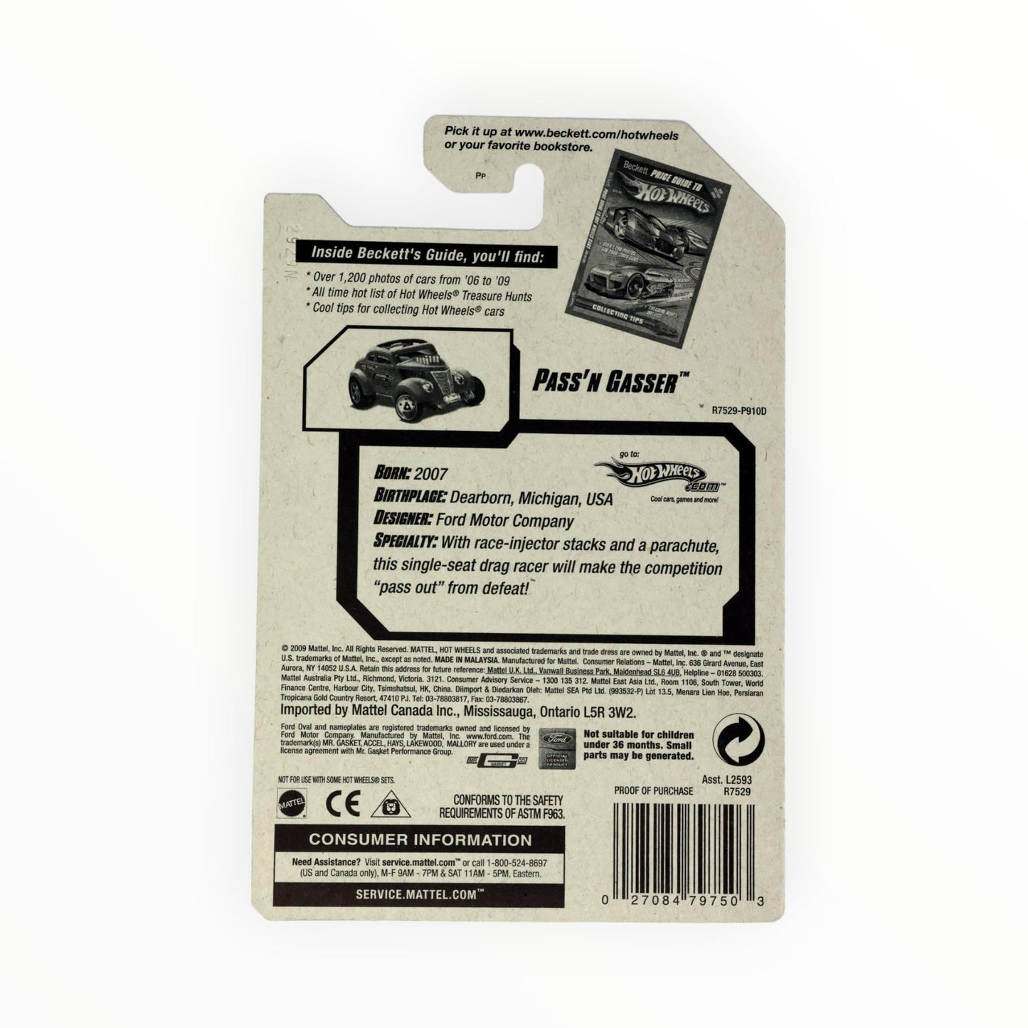 Hot Wheels 2010 Pass'N Gasser Muscle Mania 6/10 RED #104