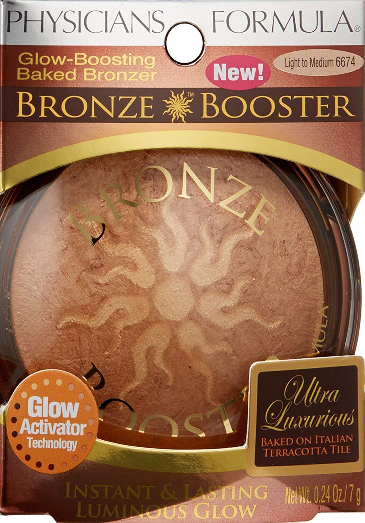 Physicians Formula Bronze Booster - Glow Activator Vitamin Infused Technology with a Luminous Finish, Mood Baked Tan Enhancer, Light Coverage