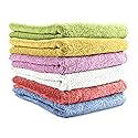 Groko Textiles Small and Lightweight Cotton Towels Assorted Pastel Mix 24 x 40 inches Towels (6) Perfect Size for Hair Drying and Small Children