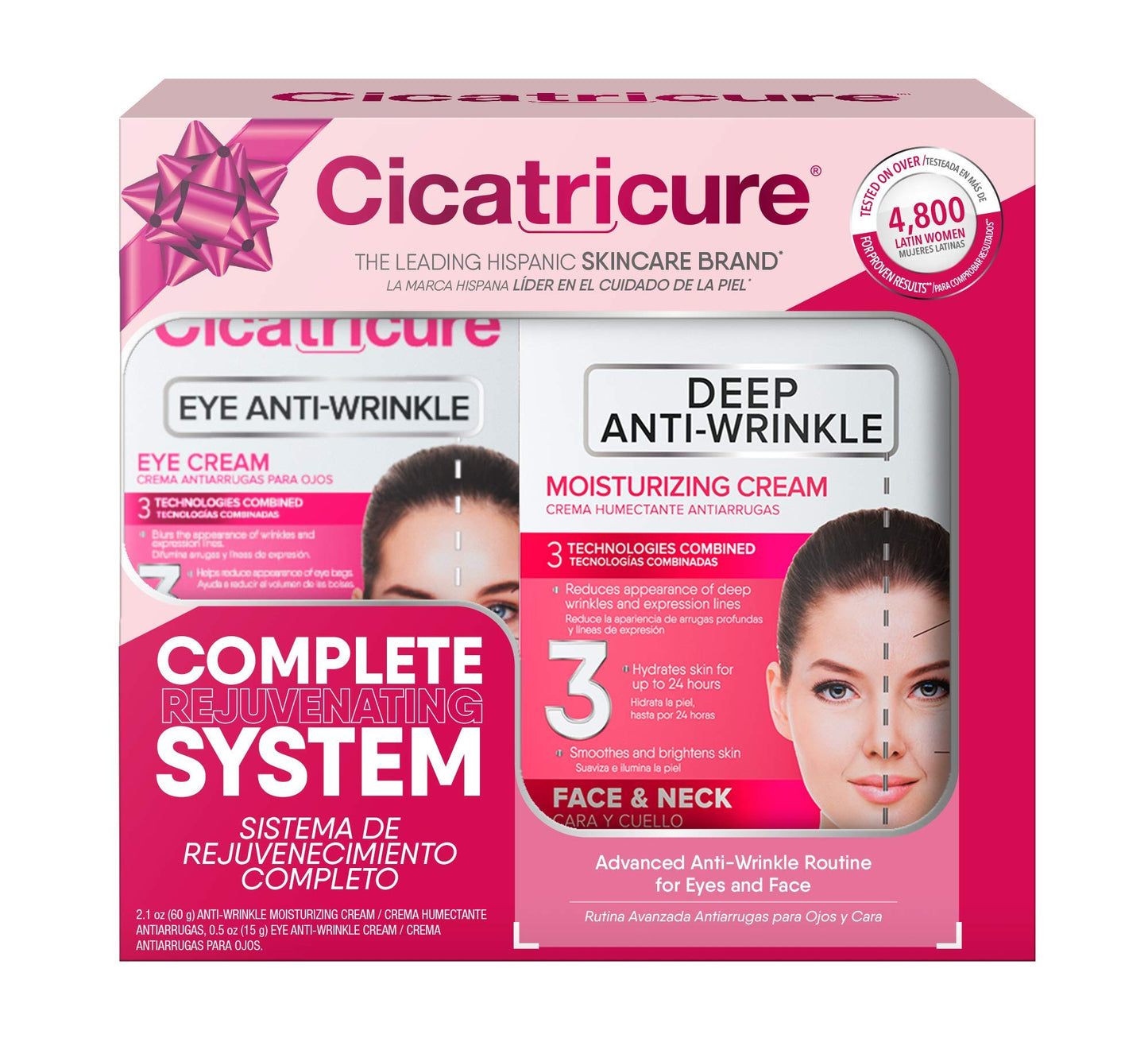Cicatricure Complete Rejuvating System Gift Pack of Two Facial Antiwrinkle Creams