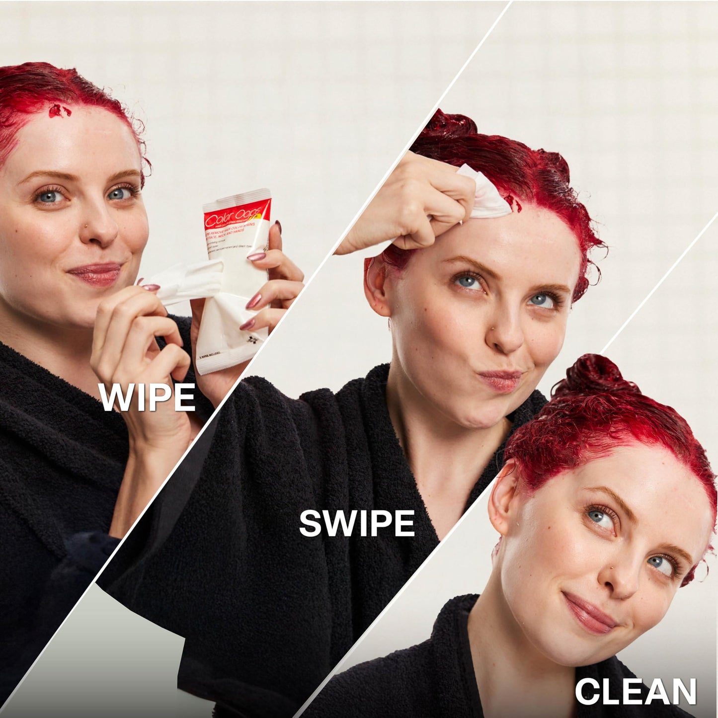 Color Oops Hair Color Remover Wipes, 5 Count, Coconut Oil Base Quickly and Gently Removes Temporary, Semi-Permanent, & Permanent Hair Color Stains