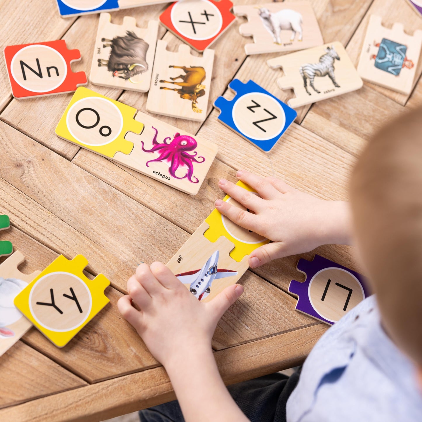 Melissa & Doug Self-Correcting Alphabet Wooden Puzzles with Storage Box (52 pcs) ABC Puzzles, Wooden Alphabet Puzzle for Kids Ages 4+