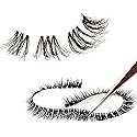TRZLIFE Eyelash Clusters, 72 PCS DIY Individual Lash Extension Create Personal Eyelash Style Easily Super Natural and Comfortable Clear Band