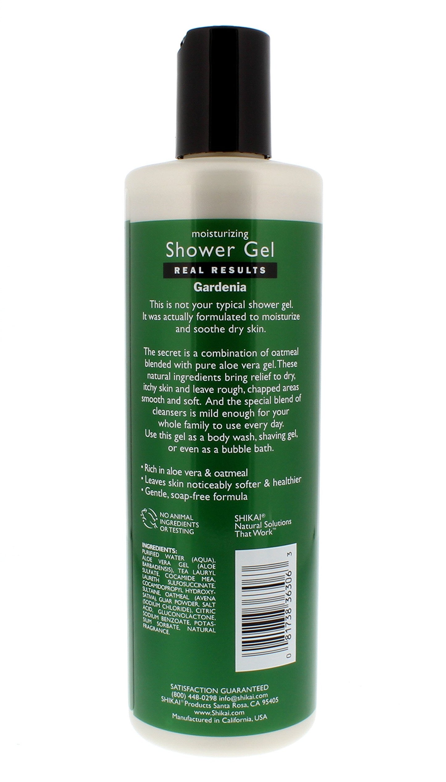 Shikai - Daily Moisturizing Shower Gel, Rich in Aloe Vera & Oatmeal That Leaves Skin Noticeably Softer & Healthier, Relief For Dry Skin, Gentle