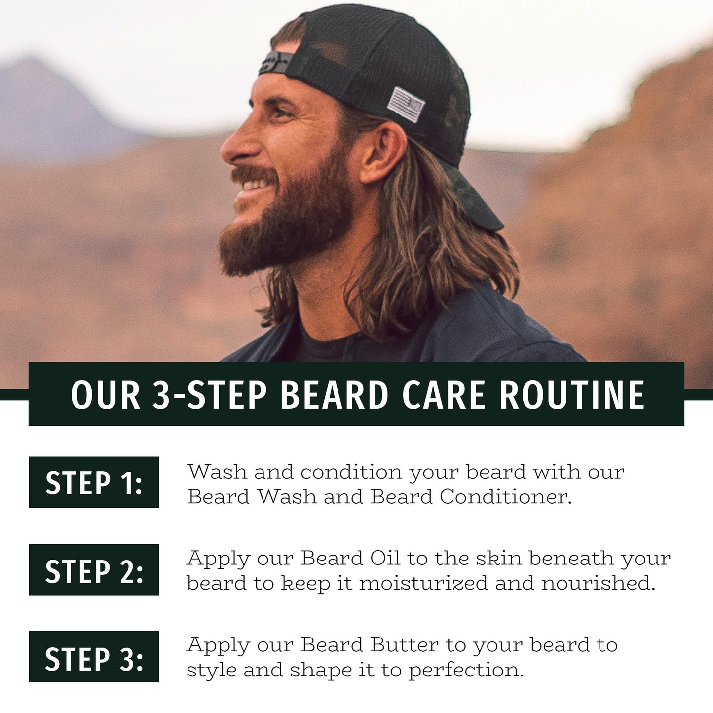 Live Bearded Beard Wash, 8 fl oz - Water-Based Face Cleanser with All-Natural Ingredients for a Gentle, Deep Clean - Made in the USA | Executive Scent