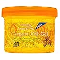 AmPro Pro Styl Argan Oil Styling Gel - Moisturizes and Conditions Your Strands - Non-Flaking, Alcohol Free, Vegan Formula - Creates Flexible