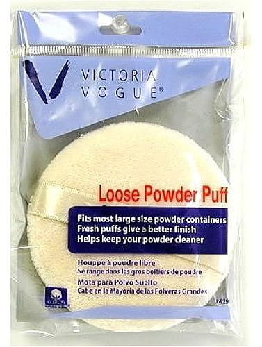 Victoria Vogue Round Loose Powder Puff 1 ea