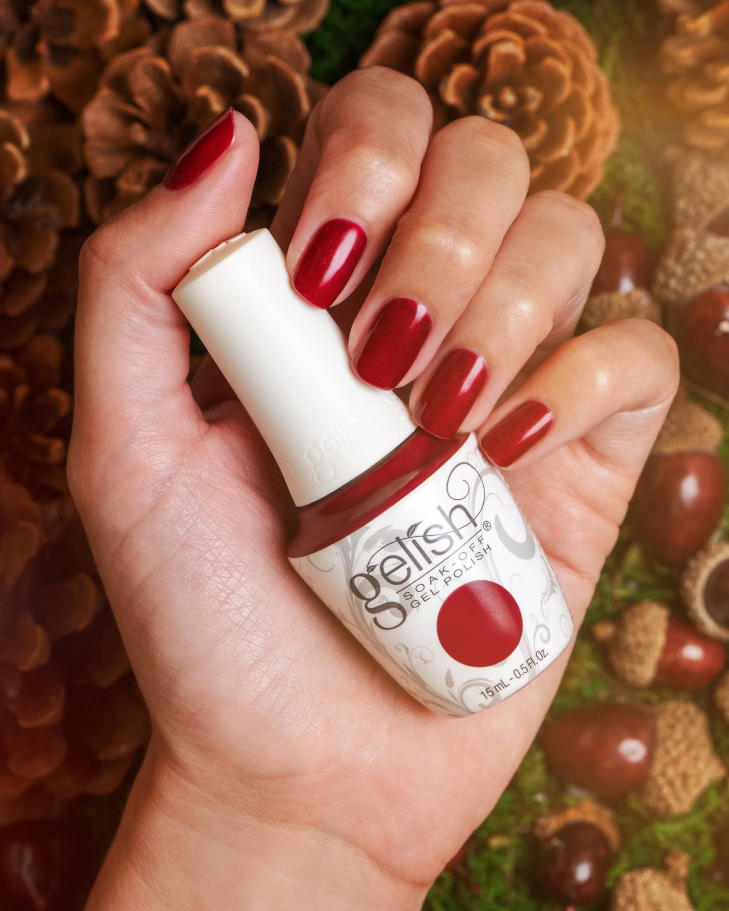 Gelish TPO-Free Soak-Off Gel Nail Polish: I'm So Hot, 15mL Beauty & Personal Care Gelish